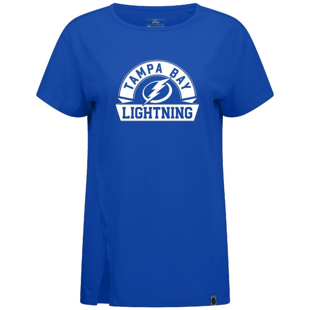 Tampa Bay Lightning - Levelwear Women's Influx Banner Arch T-Shirt Royal