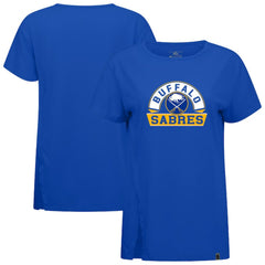 Buffalo Sabres - Levelwear Women's Influx Banner Arch T-Shirt Royal