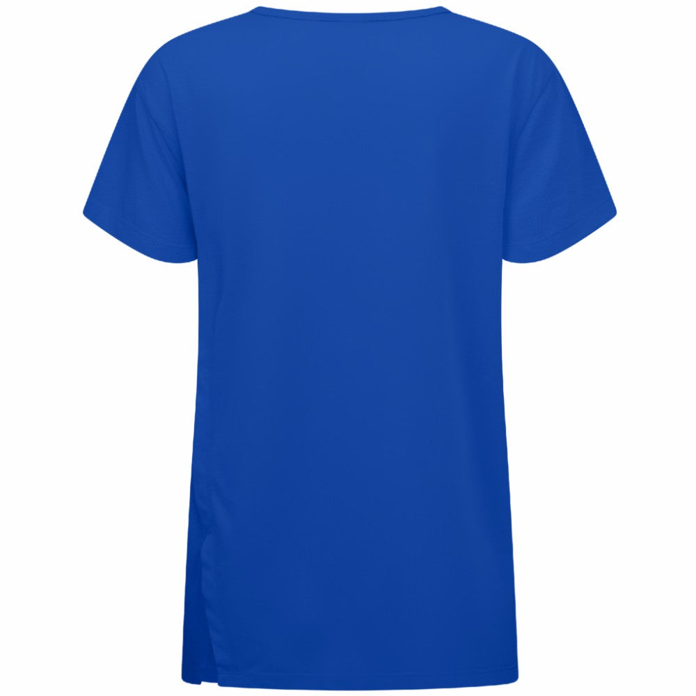 New York Islanders - Levelwear Women's Influx Banner Arch T-Shirt Royal