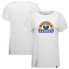 Buffalo Sabres - Levelwear Women's Influx Banner Arch T-Shirt White