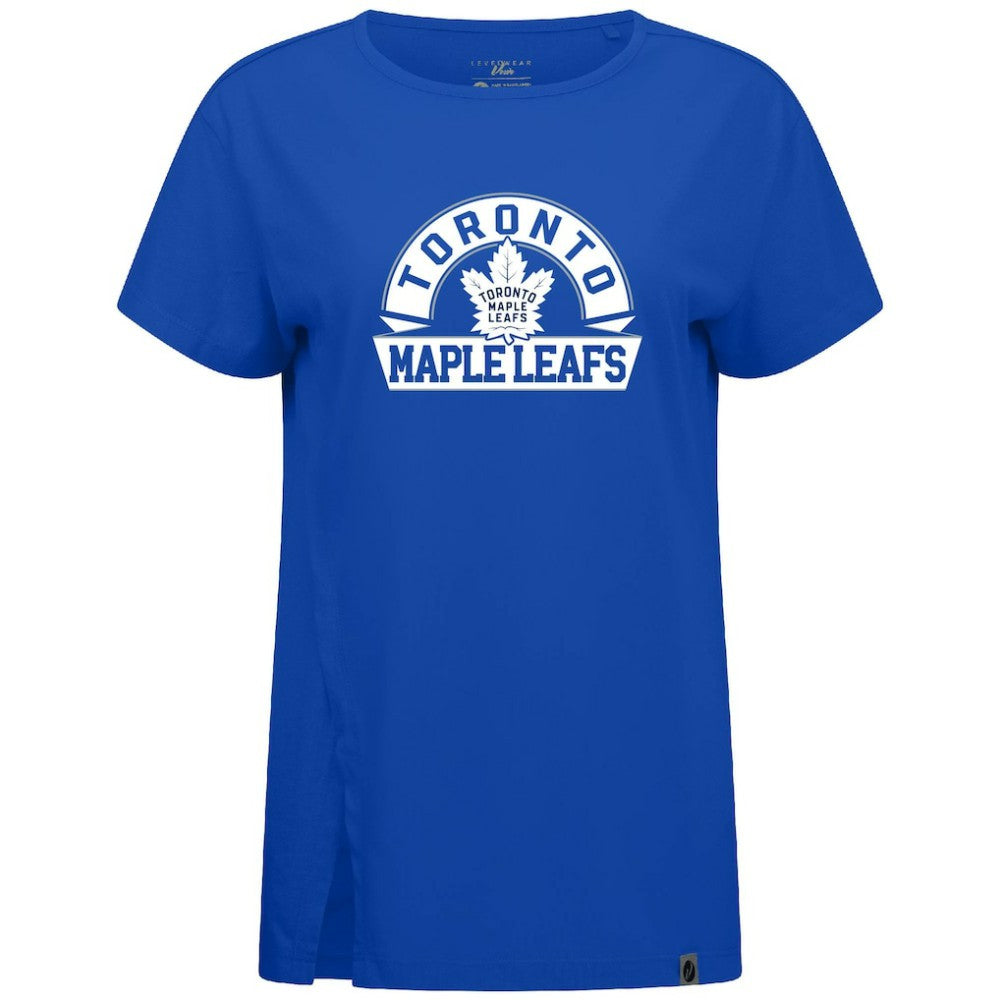 Toronto Maple Leafs - Levelwear Women's Influx Banner Arch T-Shirt Royal