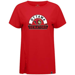 Ottawa Senators - Levelwear Women's Influx Banner Arch T-Shirt Red