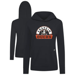 Anaheim Ducks - Levelwear Women's Relay Banner Arch Pullover Hoodie Black