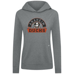 Anaheim Ducks - Levelwear Women's Relay Banner Arch Pullover Hoodie Gray
