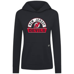 New Jersey Devils - Levelwear Women's Relay Banner Arch Pullover Hoodie Black