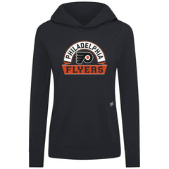 Philadelphia Flyers - Levelwear Women's Relay Banner Arch Pullover Hoodie Black