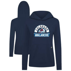 Colorado Avalanche - Levelwear Women's Relay Banner Arch Pullover Hoodie Navy