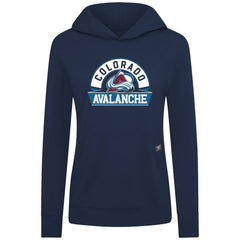 Colorado Avalanche - Levelwear Women's Relay Banner Arch Pullover Hoodie Navy