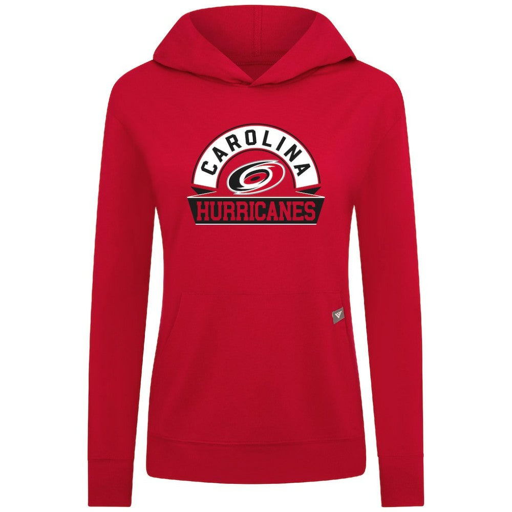 Carolina Hurricanes - Levelwear Women's Relay Banner Arch Pullover Hoodie Red
