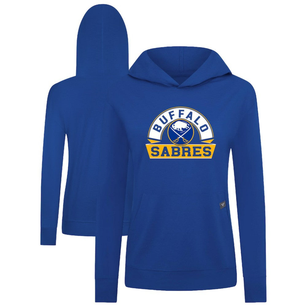 Buffalo Sabres - Levelwear Women's Relay Banner Arch Pullover Hoodie Royal