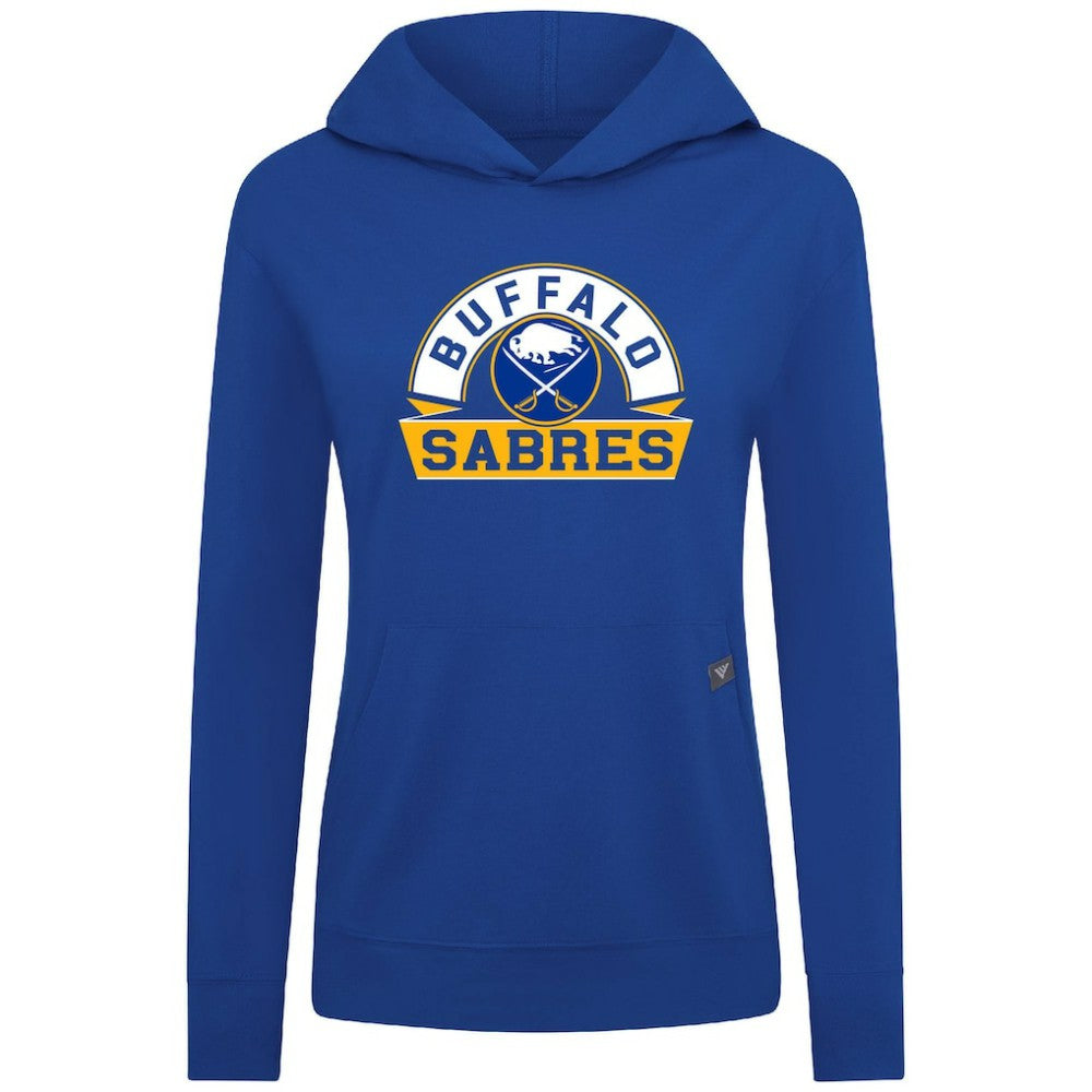 Buffalo Sabres - Levelwear Women's Relay Banner Arch Pullover Hoodie Royal
