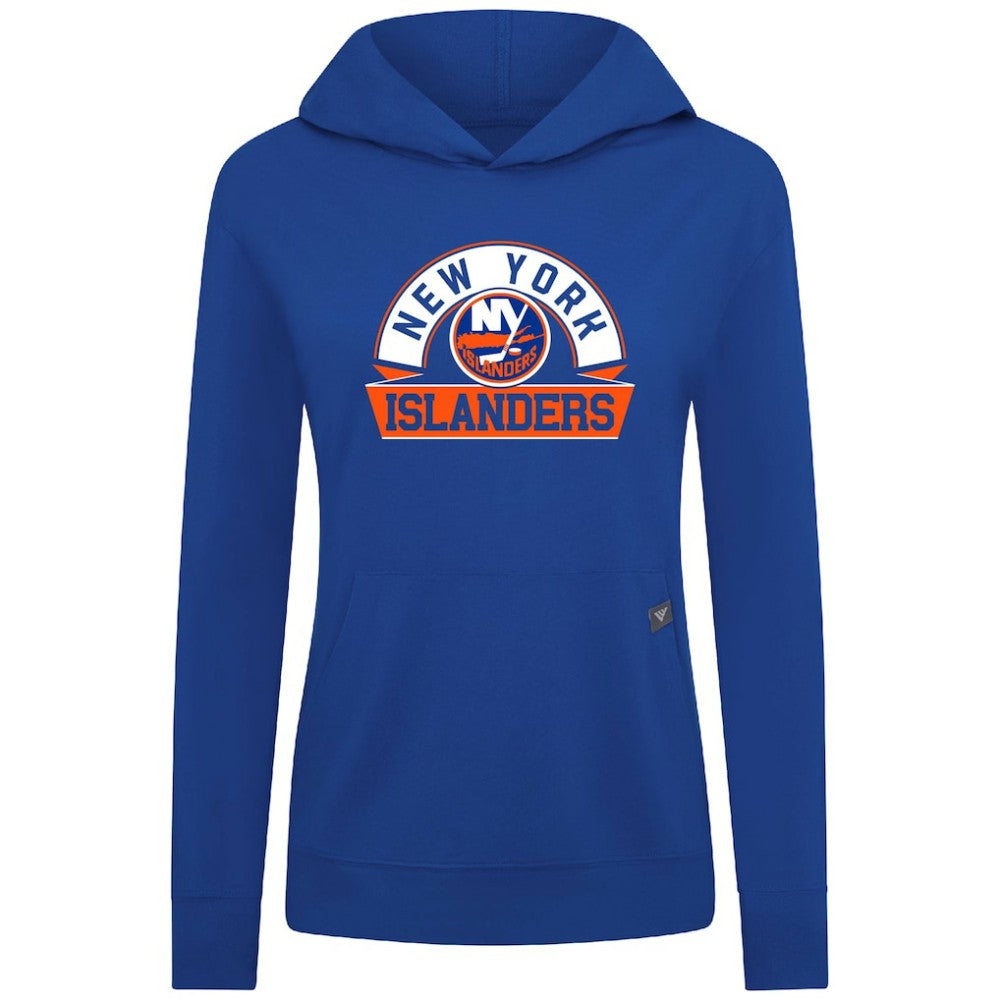 New York Islanders - Levelwear Women's Relay Banner Arch Pullover Hoodie Royal