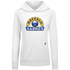 Buffalo Sabres - Levelwear Women's Relay Banner Arch Pullover Hoodie White