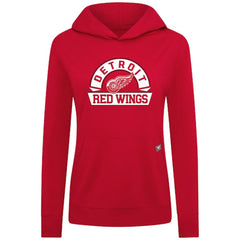 Detroit Red Wings - Levelwear Women's Relay Banner Arch Pullover Hoodie Red