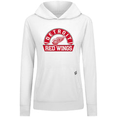 Detroit Red Wings - Levelwear Women's Relay Banner Arch Pullover Hoodie White
