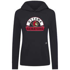 Ottawa Senators - Levelwear Women's Relay Banner Arch Pullover Hoodie Black
