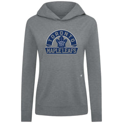Toronto Maple Leafs - Levelwear Women's Relay Banner Arch Pullover Hoodie Gray