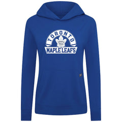 Toronto Maple Leafs - Levelwear Women's Relay Banner Arch Pullover Hoodie Royal