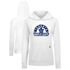Toronto Maple Leafs - Levelwear Women's Relay Banner Arch Pullover Hoodie White
