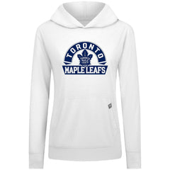 Toronto Maple Leafs - Levelwear Women's Relay Banner Arch Pullover Hoodie White