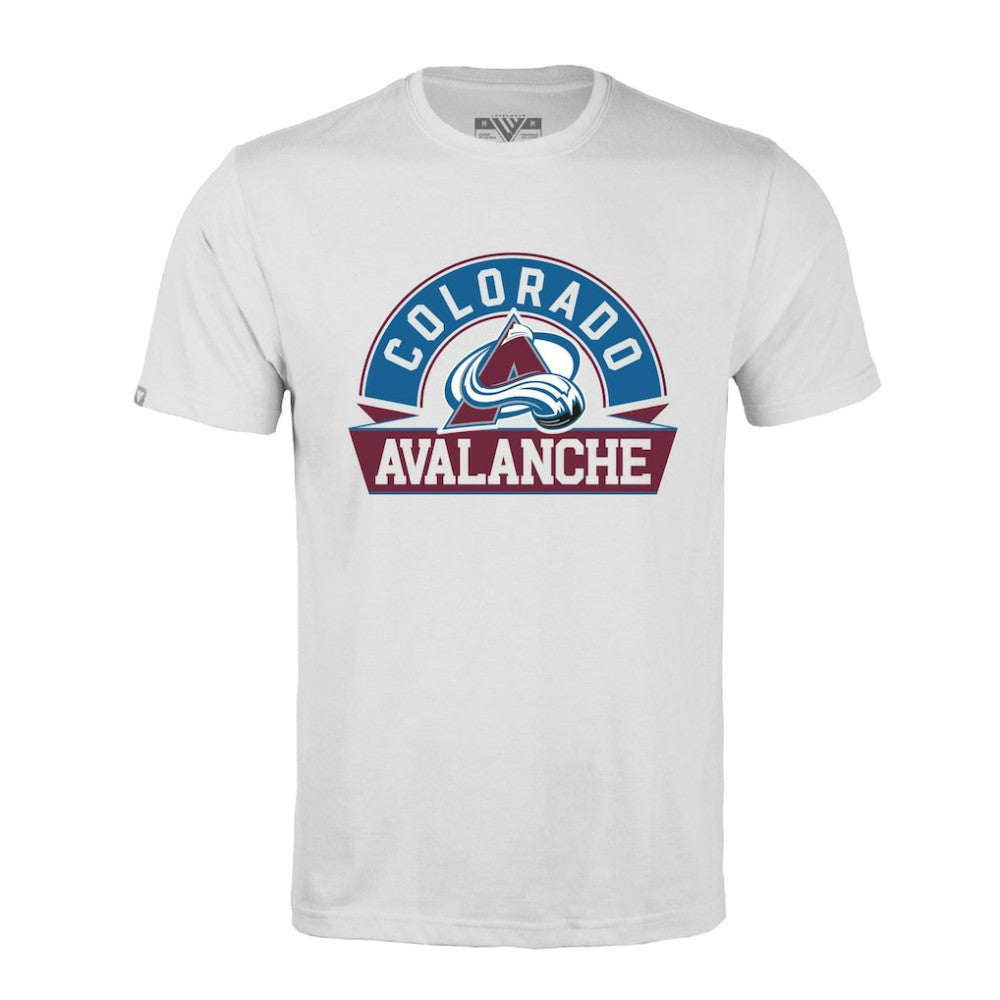 Colorado Avalanche - Levelwear Richmond Banner Arch T-Shirt White
