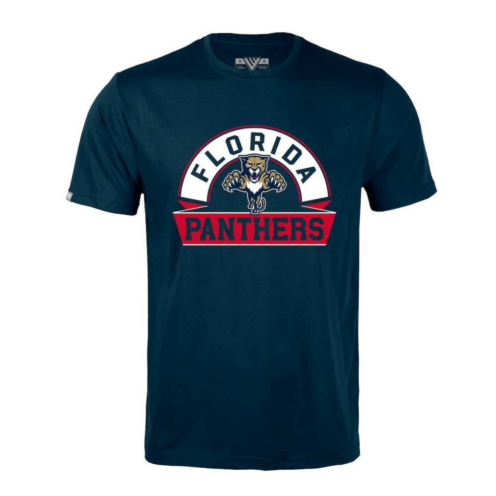 Florida Panthers - Levelwear Richmond Banner Arch T-Shirt Navy