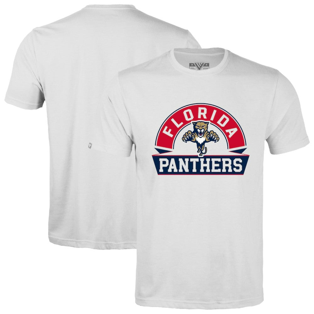 Florida Panthers - Levelwear Richmond Banner Arch T-Shirt White