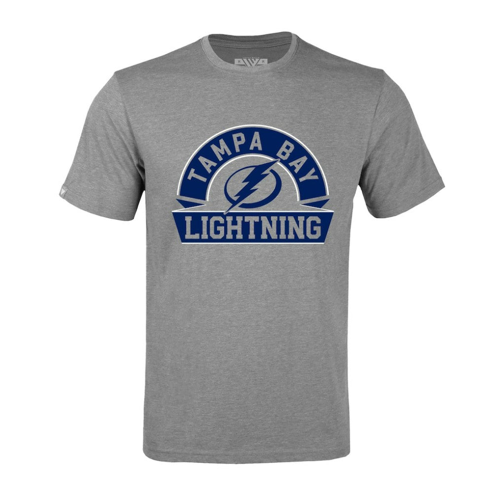 Tampa Bay Lightning - Levelwear Richmond Banner Arch T-Shirt Gray