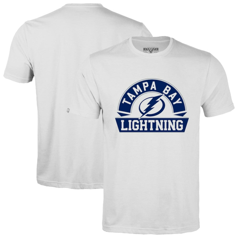 Tampa Bay Lightning - Levelwear Richmond Banner Arch T-Shirt White