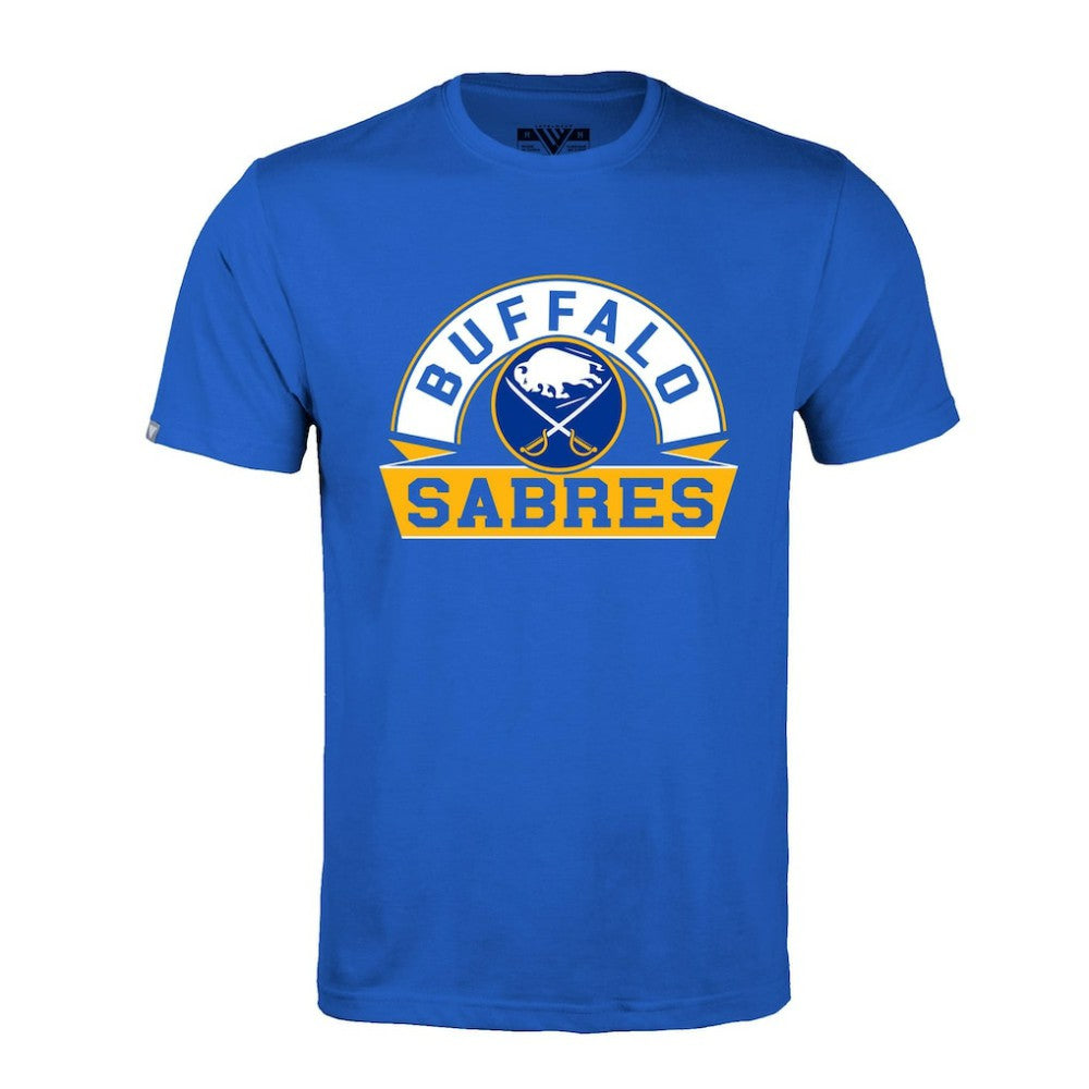 Buffalo Sabres - Levelwear Richmond Banner Arch T-Shirt Royal