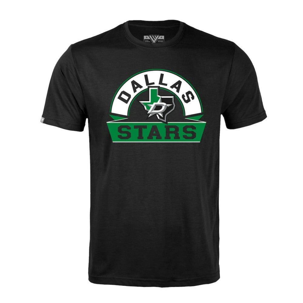 Dallas Stars - Levelwear Richmond Banner Arch T-Shirt Black
