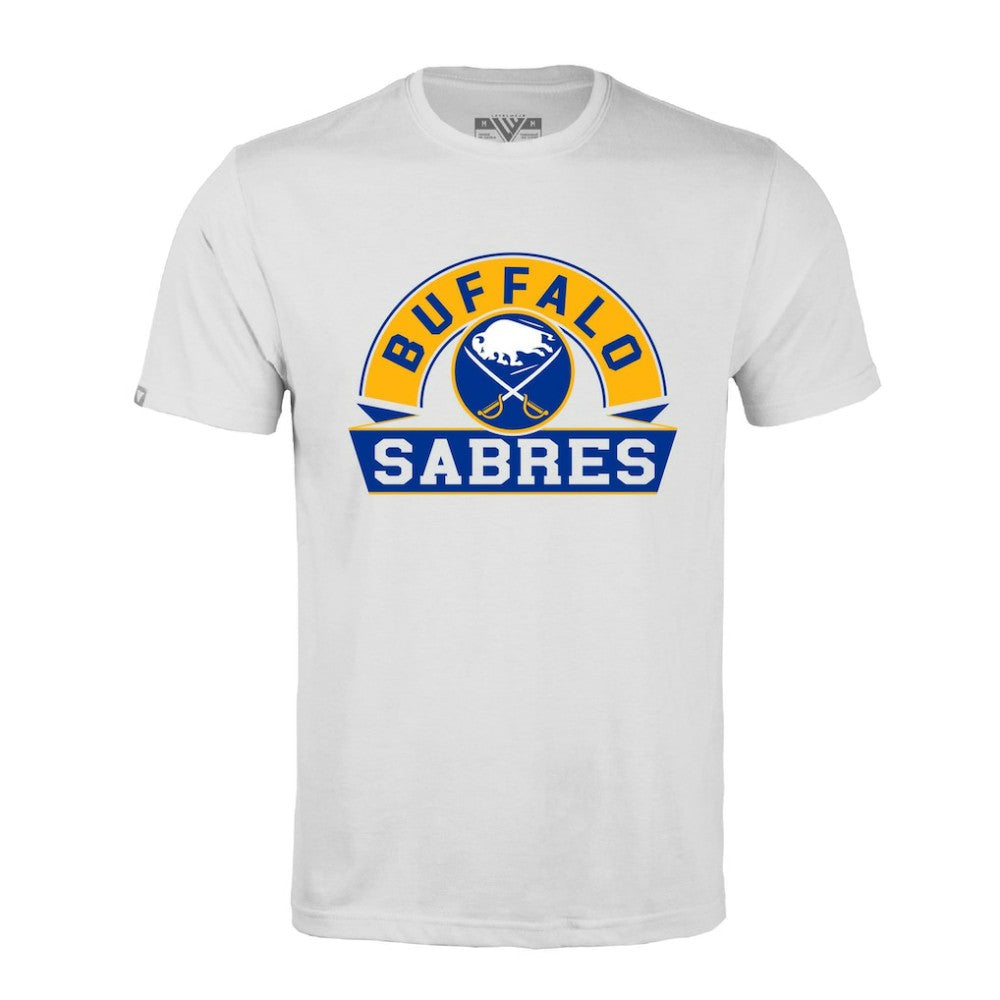 Buffalo Sabres - Levelwear Richmond Banner Arch T-Shirt White