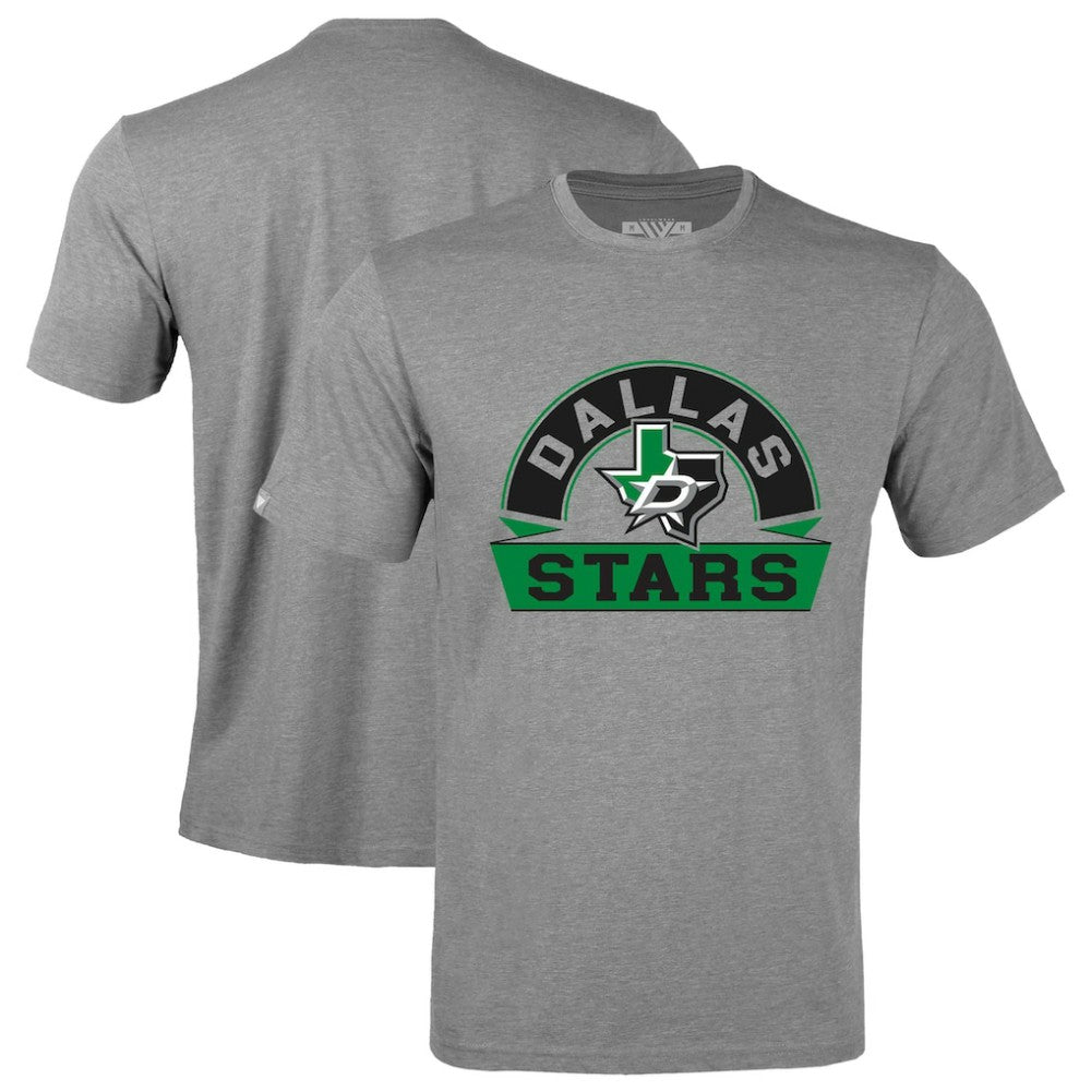 Dallas Stars - Levelwear Richmond Banner Arch T-Shirt Gray