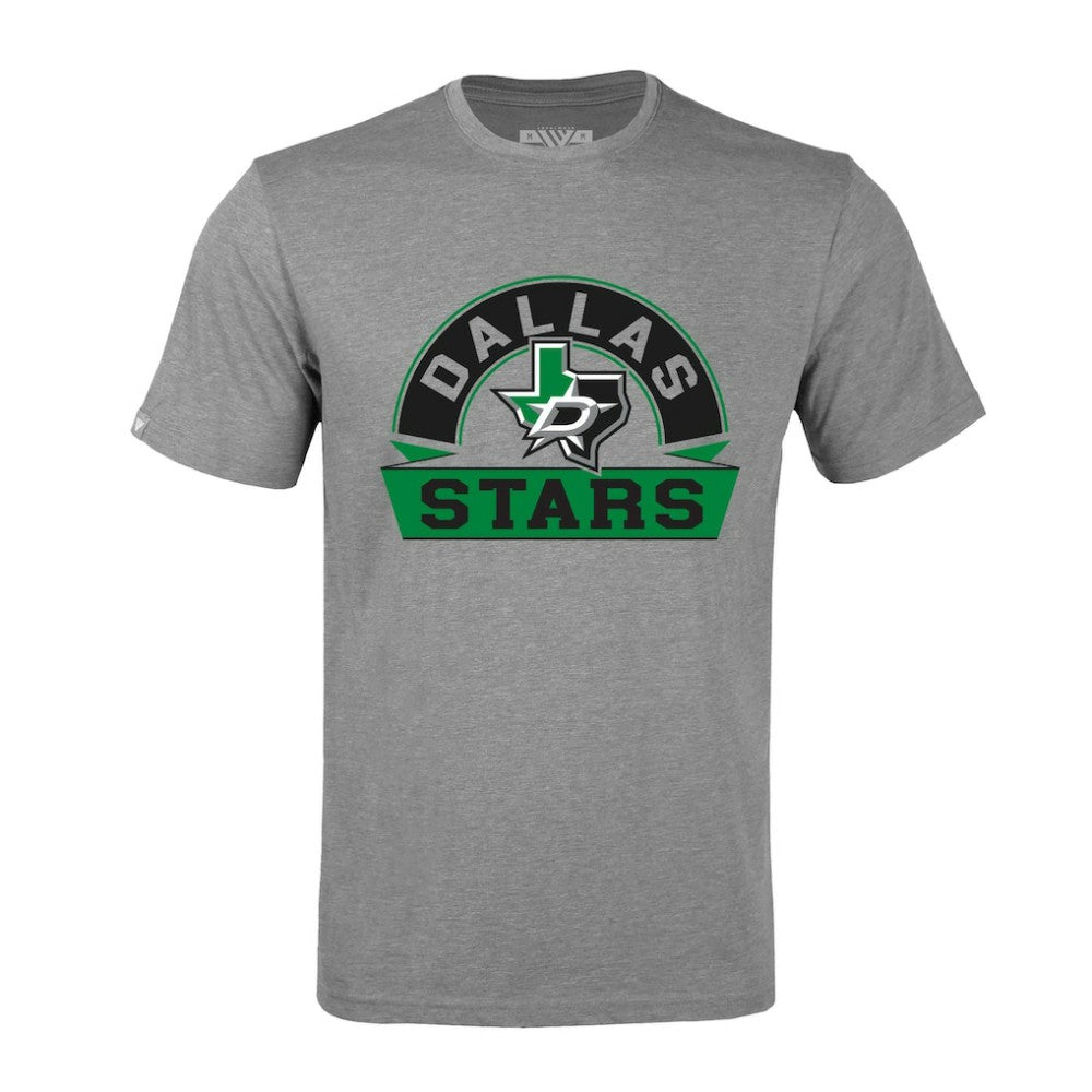 Dallas Stars - Levelwear Richmond Banner Arch T-Shirt Gray