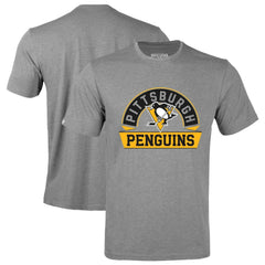 Pittsburgh Penguins Levelwear Richmond Banner Arch T-Shirt Gray