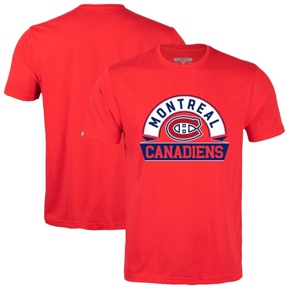 Montreal Canadiens - Levelwear Richmond Banner Arch T-Shirt Red