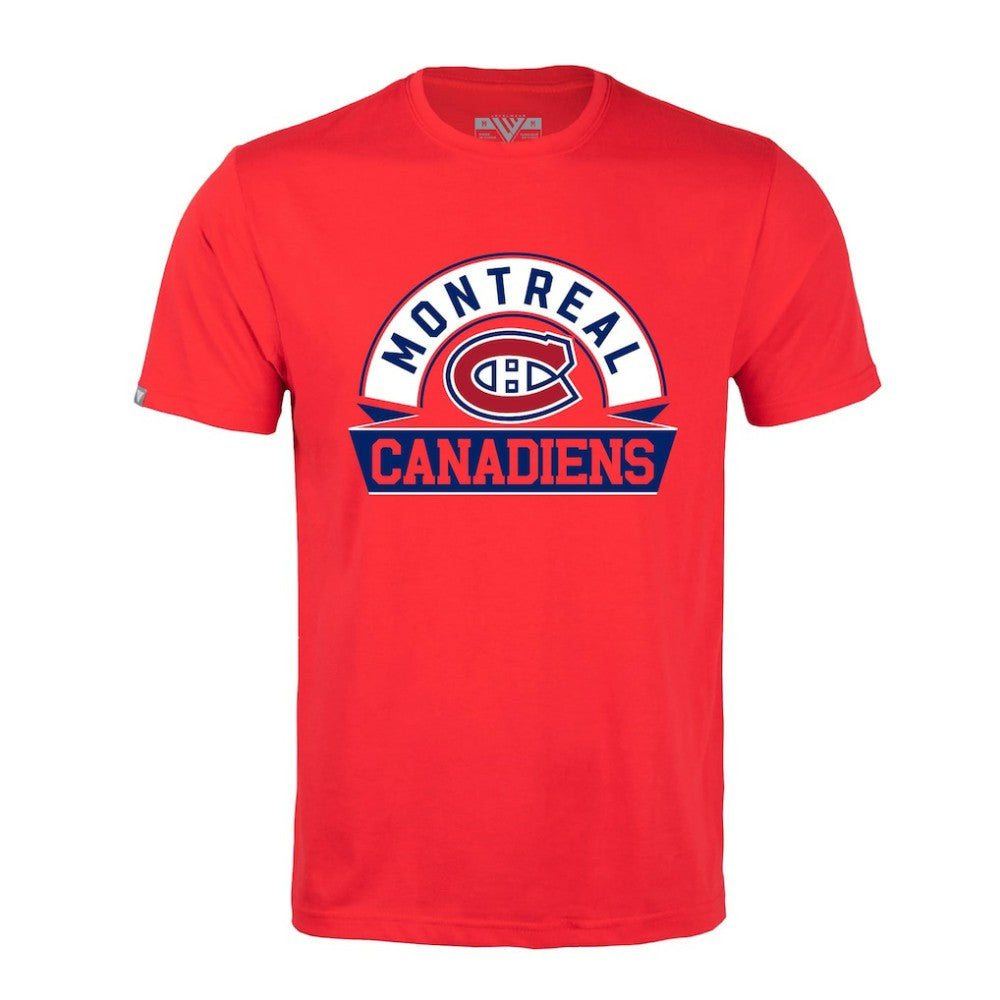 Montreal Canadiens - Levelwear Richmond Banner Arch T-Shirt Red