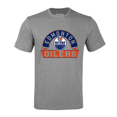 Edmonton Oilers - Levelwear Richmond Banner Arch T-Shirt Gray