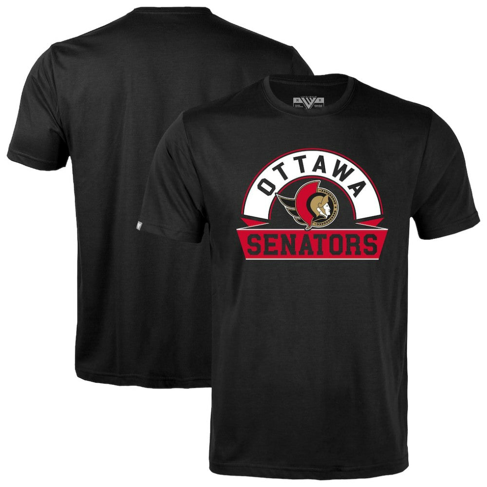 Ottawa Senators - Levelwear Richmond Banner Arch T-Shirt Black