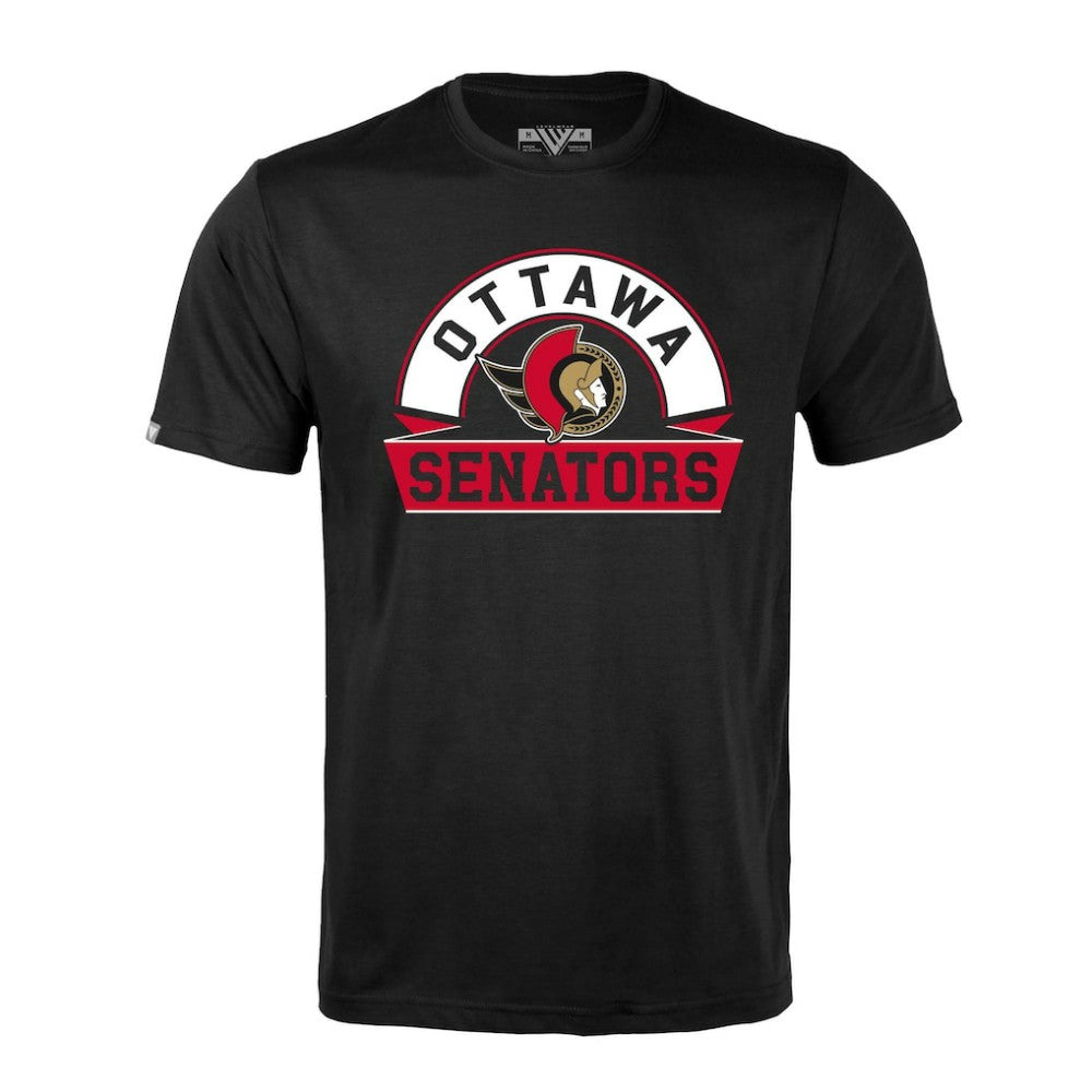 Ottawa Senators - Levelwear Richmond Banner Arch T-Shirt Black