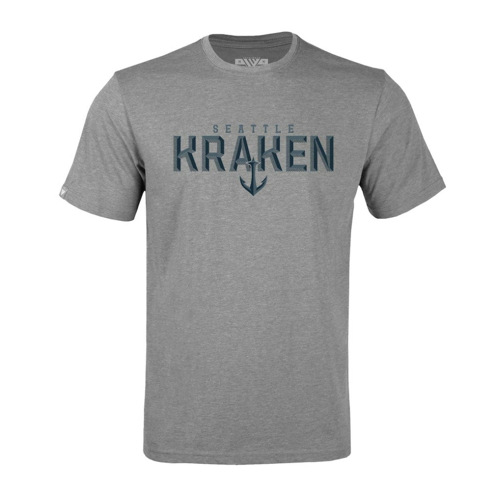 Seattle Kraken Levelwear Richmond Carve T-Shirt Gray