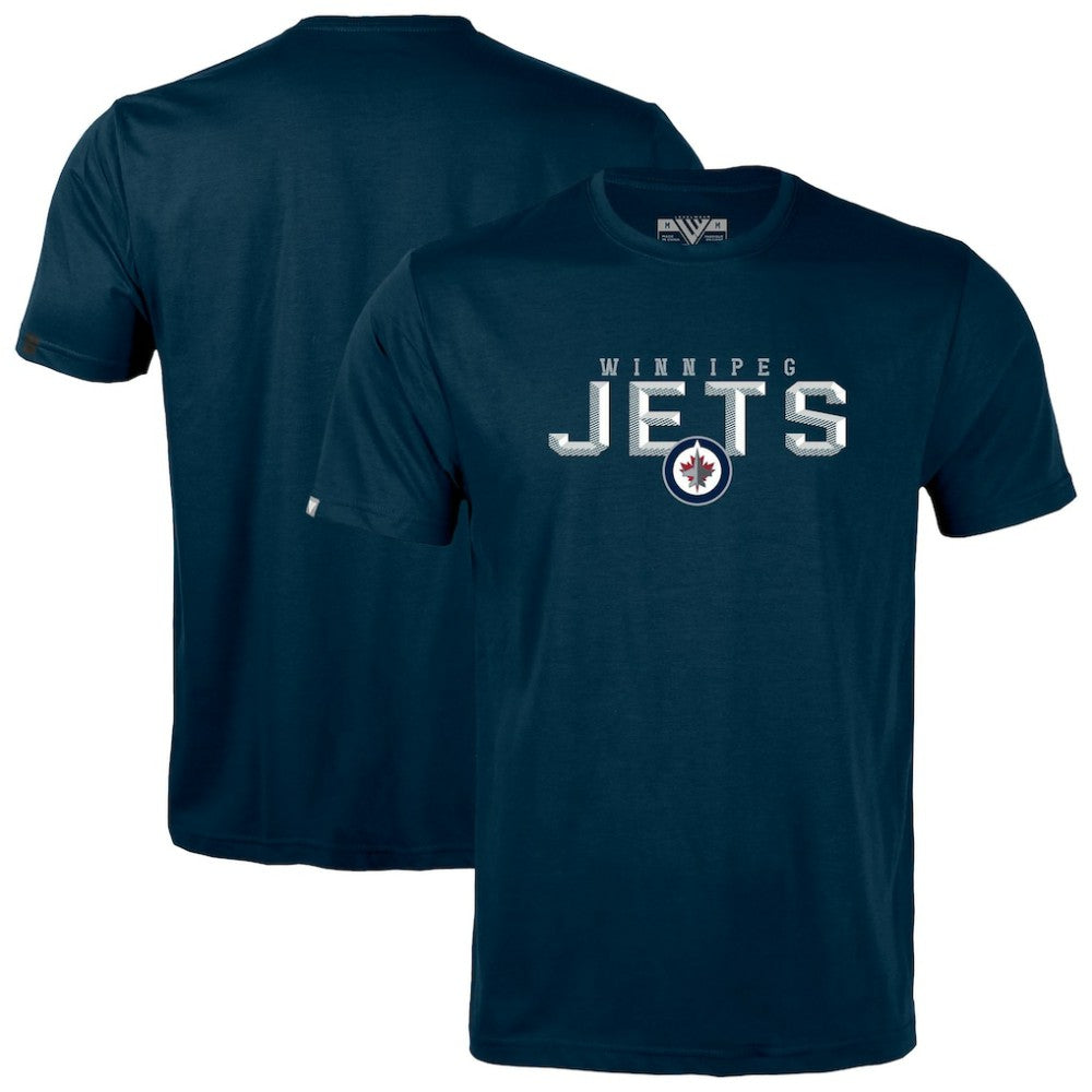 Winnipeg Jets - Levelwear Richmond Carve T-Shirt Navy