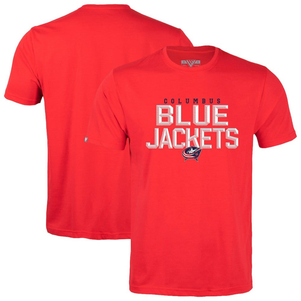 Columbus Blue Jackets - Levelwear Richmond Carve T-Shirt Red