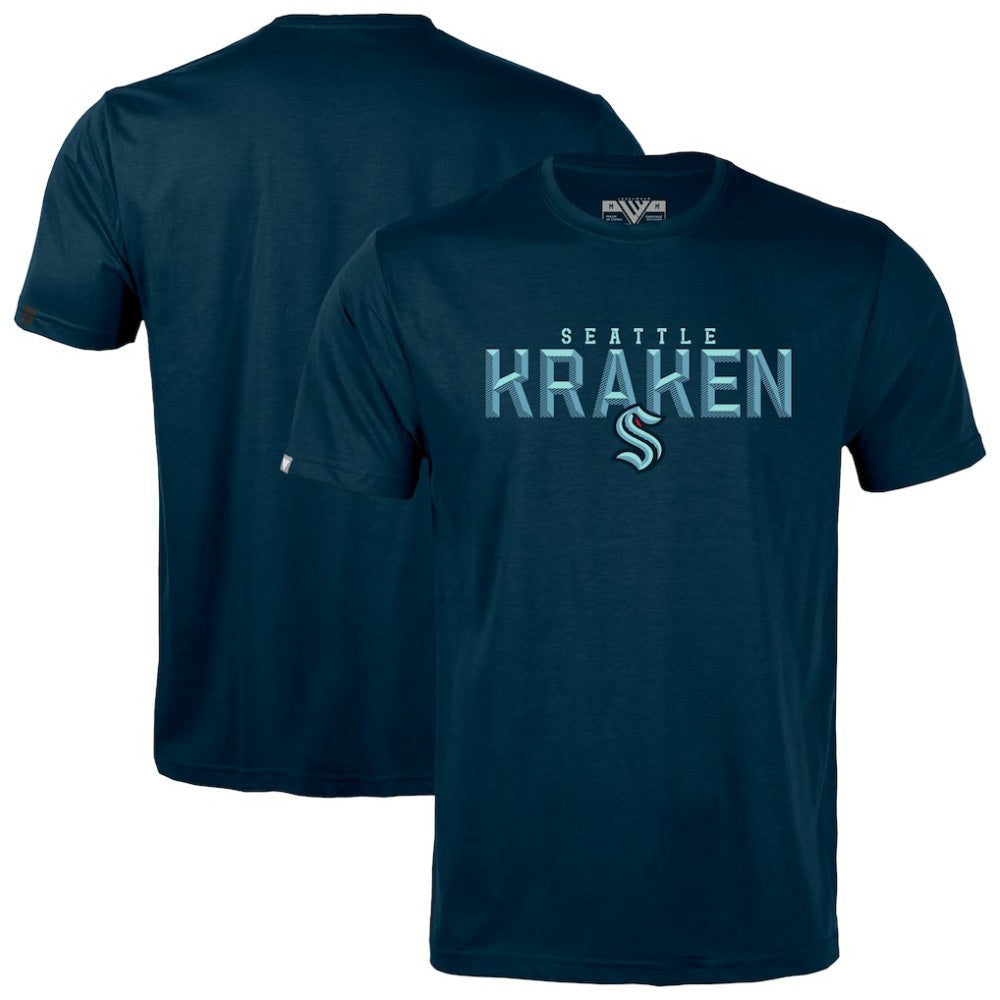 Seattle Kraken Levelwear Richmond Carve T-Shirt Navy