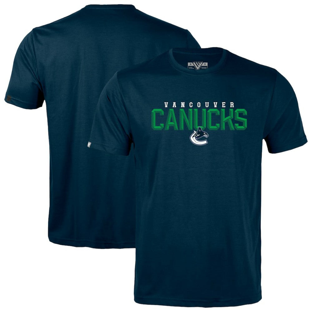 Vancouver Canucks - Levelwear Richmond Carve T-Shirt Navy