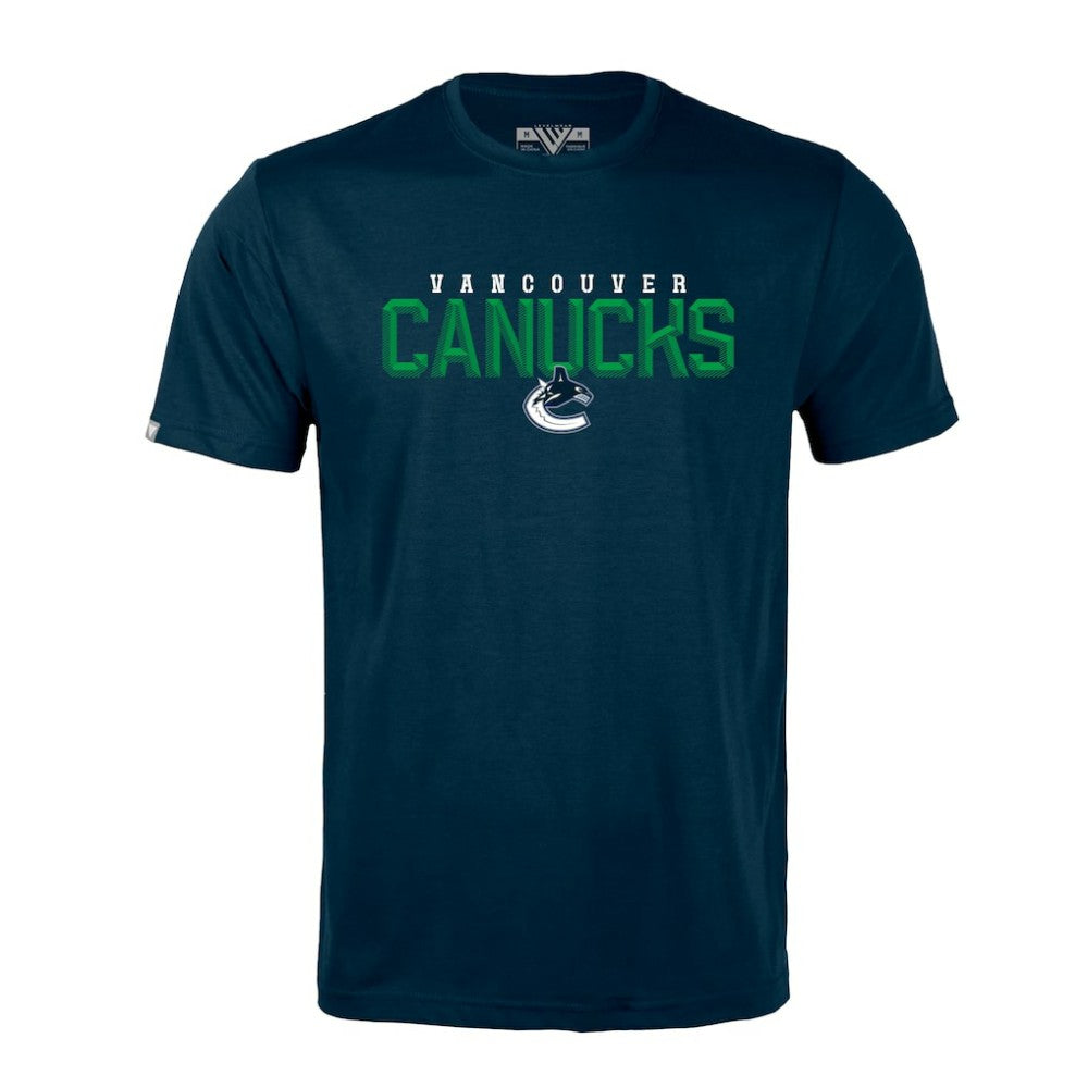 Vancouver Canucks - Levelwear Richmond Carve T-Shirt Navy