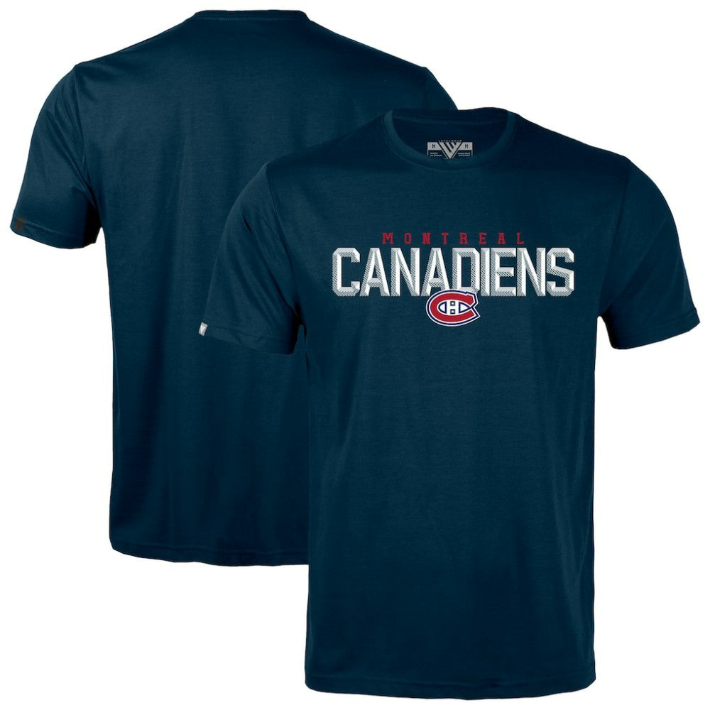 Montreal Canadiens - Levelwear Richmond Carve T-Shirt Navy
