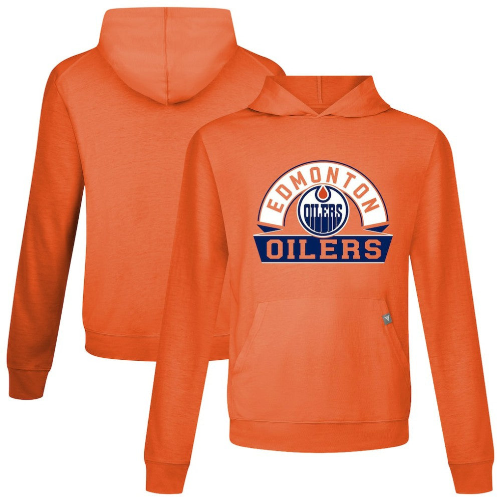 Edmonton Oilers - Levelwear Relay Banner Arch Pullover Hoodie Orange