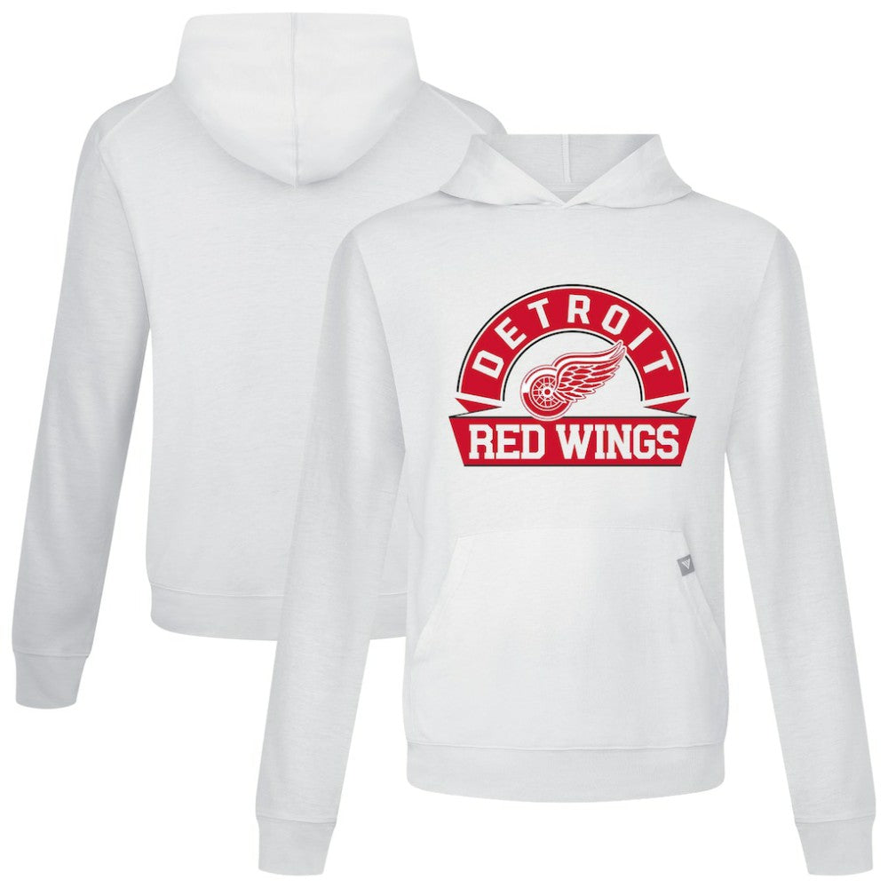 Detroit Red Wings - Levelwear Relay Banner Arch Pullover Hoodie White