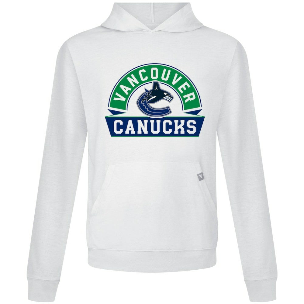 Vancouver Canucks - Levelwear Relay Banner Arch Pullover Hoodie White